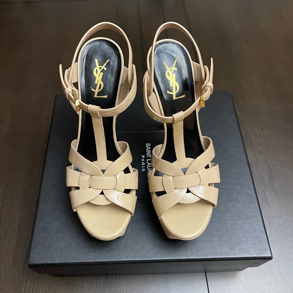 YSL Tribute Platform Sandals